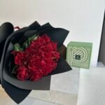 باقة الورد الاحمر مع الباتشي
