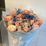 باقة الفراشه الزرقاء