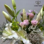 ⁦باقة ورد الأناقة الوردية⁩ - الصورة ⁦2⁩