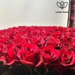 ⁦باقة الورد الاحمر الفاخر “الحب الأبدي⁩ - الصورة ⁦2⁩
