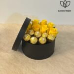 تشكيلة شوكولا مع شوكولا فيريرو روشيه مع ورود
