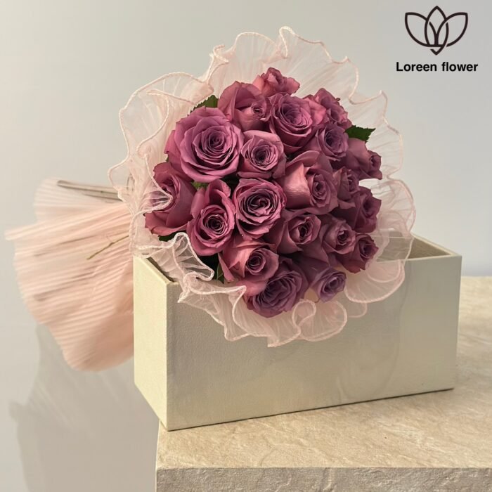 ⁦باقة ورد وازهار الأرجواني الساحر⁩ - الصورة ⁦1⁩