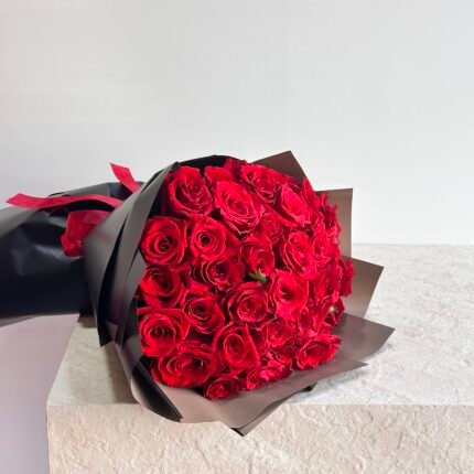 كلاسيك روج بوكية الورد الاحمر